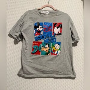 Kids Mickey Mouse Graphic T-Shirt - Gray